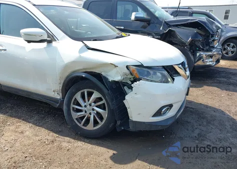 2014 Nissan Rogue Sl из США, поврежденный, VIN 5N1AT2MV5EC813655